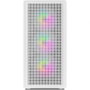 NOX Infinity IOTA Semitorre Blanca con Cristal Templado y ARGB
